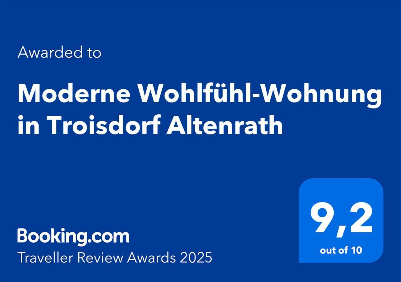 Moderne Wohlfuehl-Wohnung In Troisdorf Altenrath Buitenkant foto